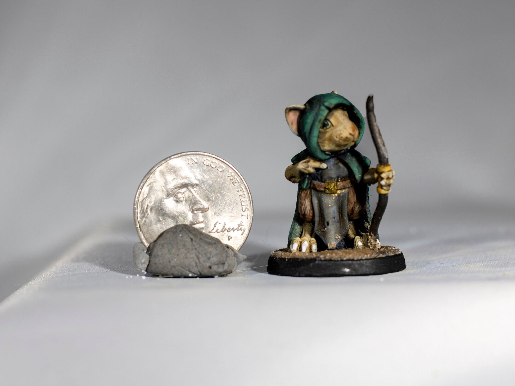 Mouslings with Swords - Duncan Shadow Printed Miniature | Dungeons & Dragons | Pathfinder | Tabletop