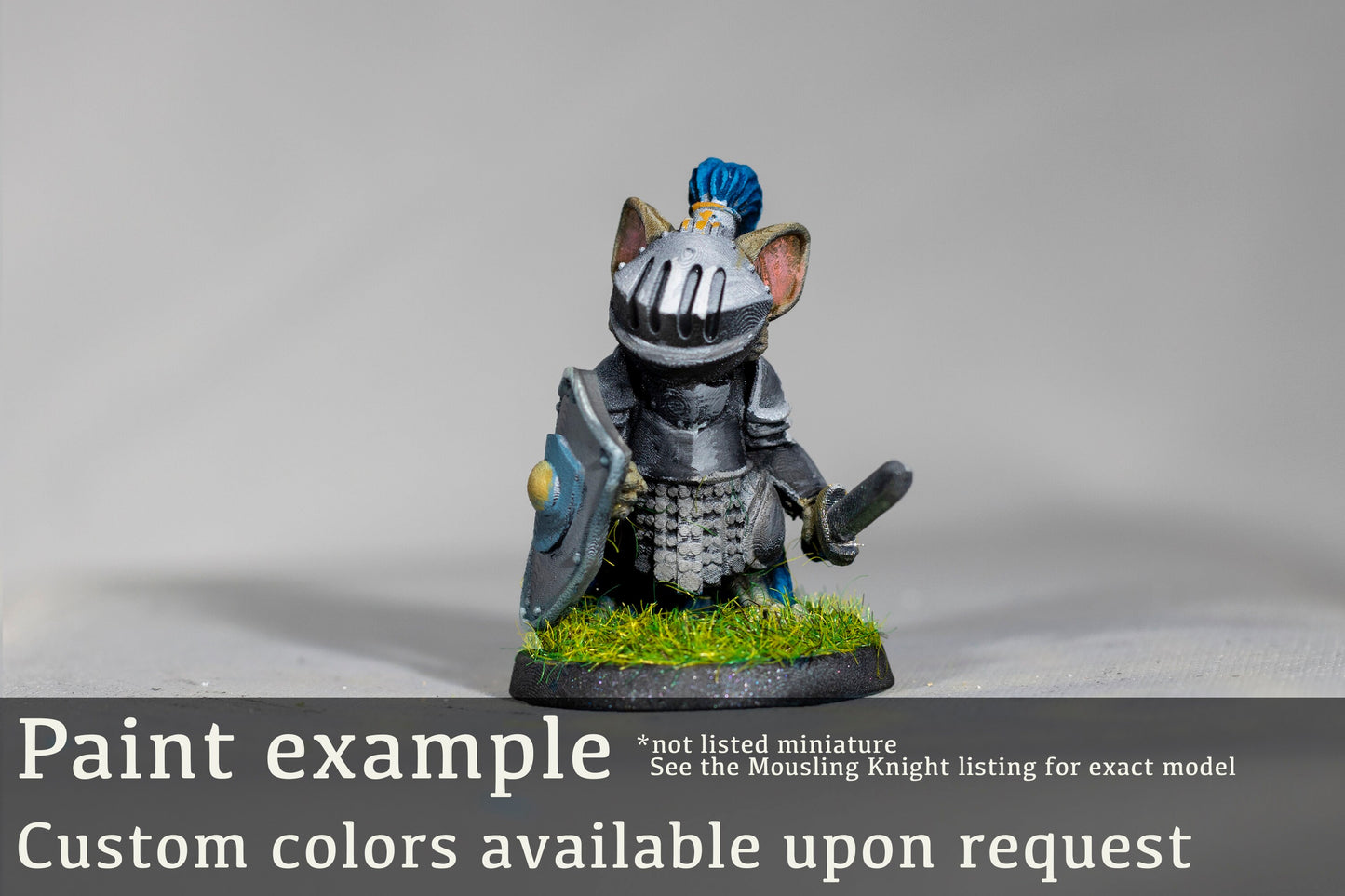 Fox Barbarian - Dice Heads Printed Miniatures | Dungeons & Dragons | Pathfinder | Tabletop