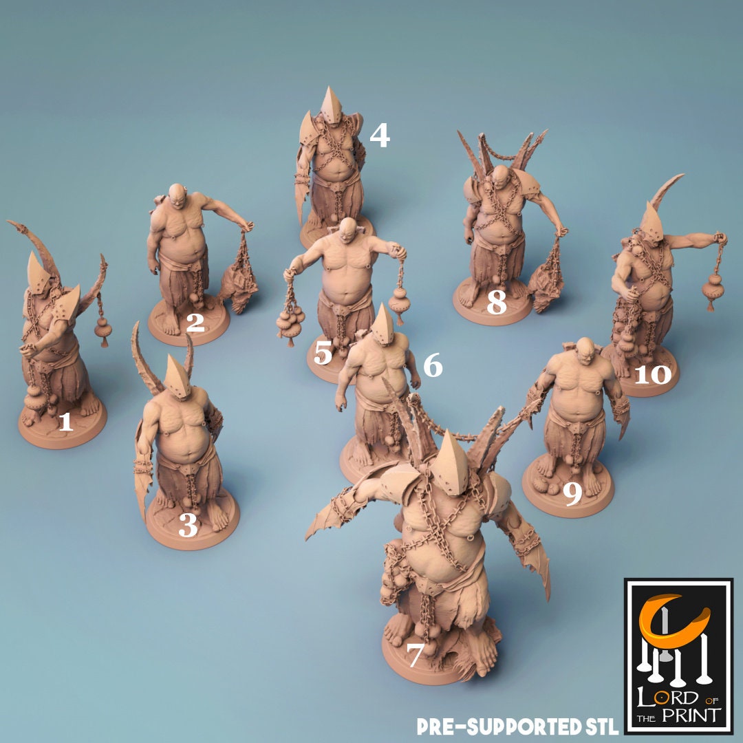 Pestilence Sons - Lord of the Print Miniature | Dungeons & Dragons | Pathfinder | Tabletop