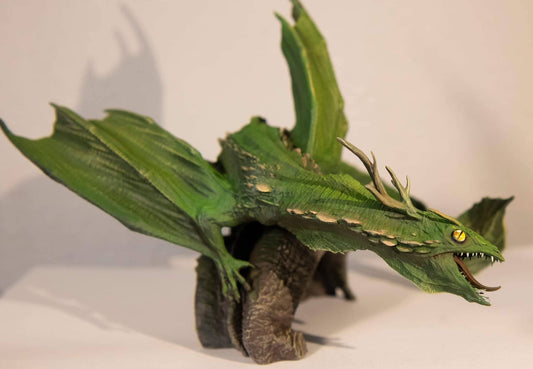Veiled Fungal Dragon Painted Model - Mini Monster Mayhem Printed Miniature | Dungeons & Dragons | Pathfinder | Tabletop
