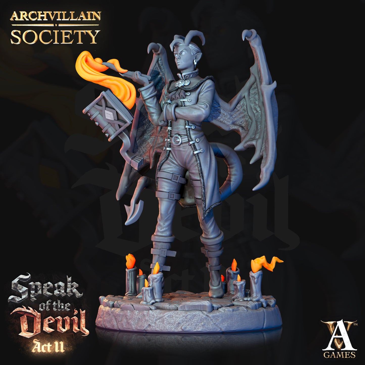 Jillian Redsoul, Soulbinder - Archvillain Games Printed Miniature | Dungeons & Dragons | Pathfinder | Tabletop