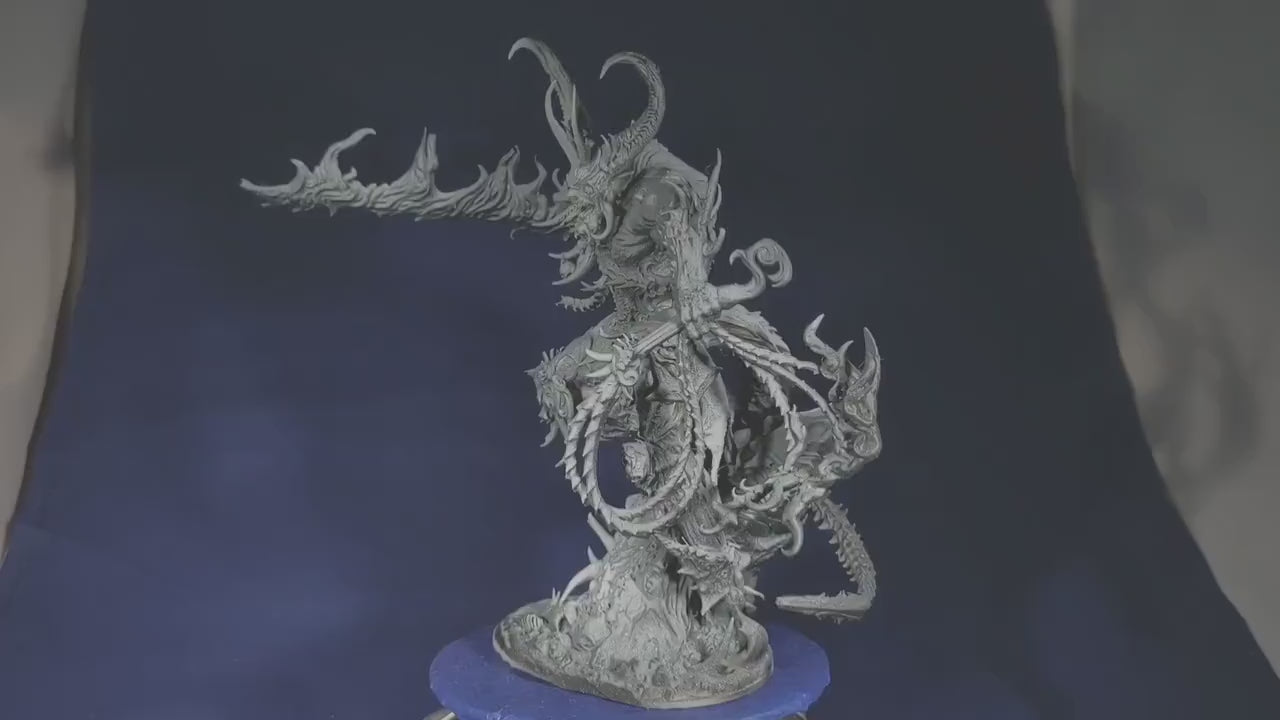 Armaros, Chaos Incarnate - Archvillain Games Printed Miniature | Dungeons & Dragons | Pathfinder | Tabletop