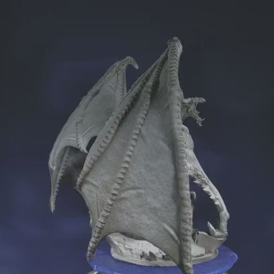 Bat Dragon - Lord of the Print Miniature | Dungeons & Dragons | Pathfinder | Tabletop