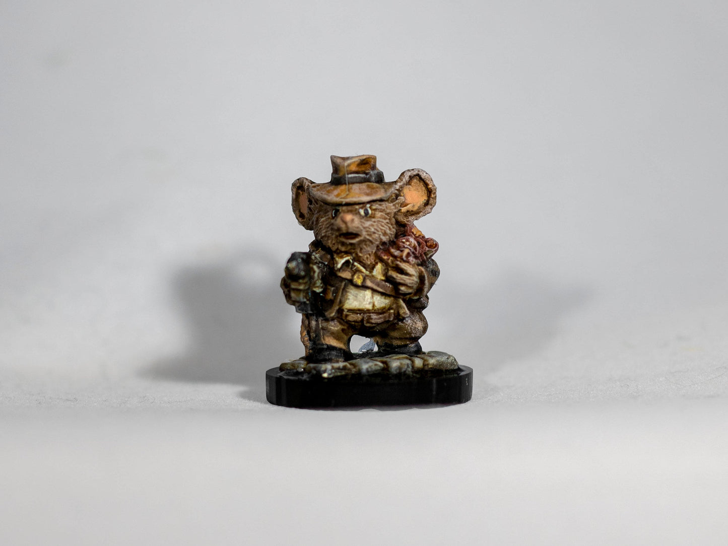 Asiago Jones, Mousling Adventurer - Dungeons & Dragons Painted Miniature