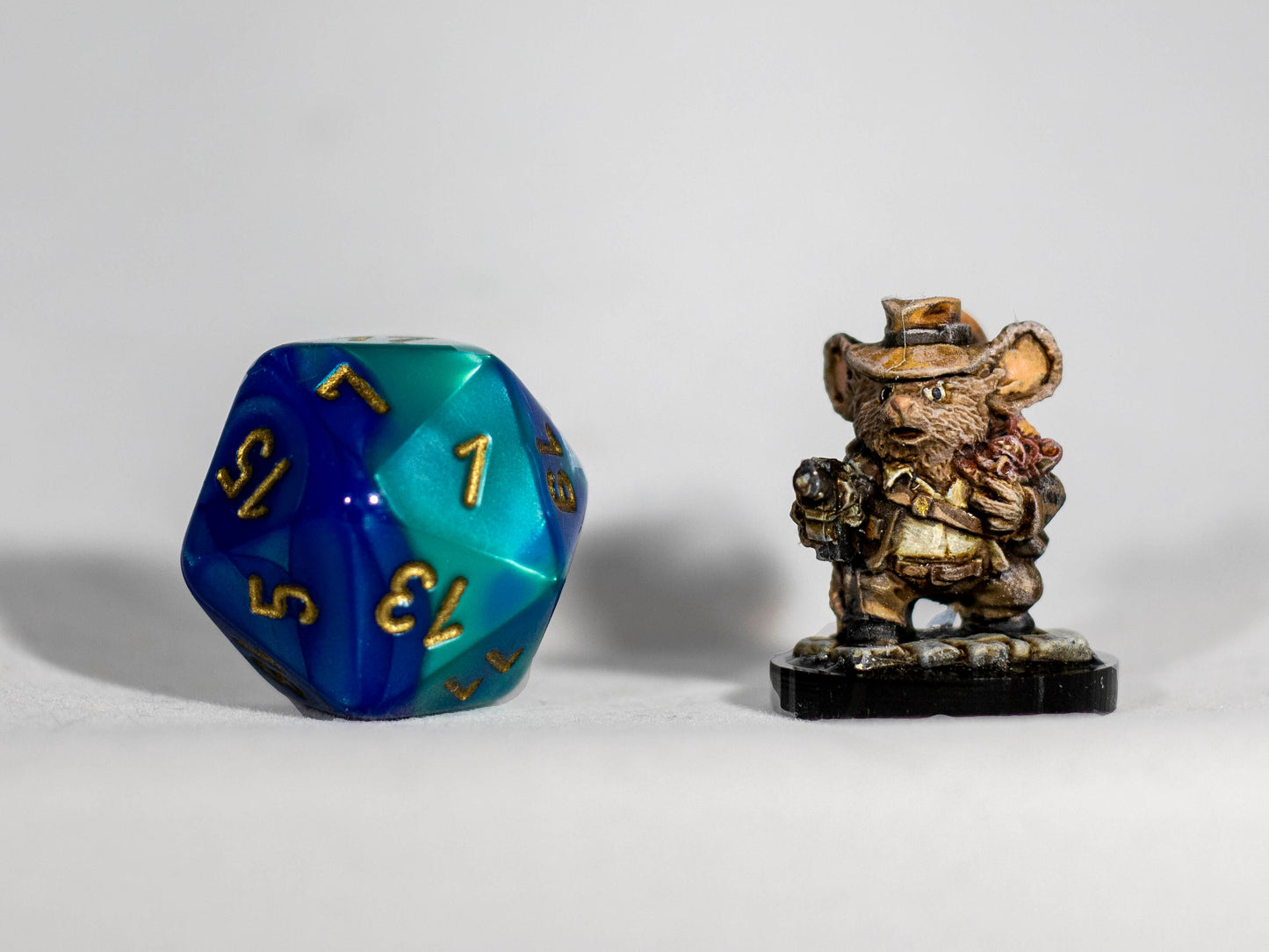 Asiago Jones, Mousling Adventurer - Dungeons & Dragons Painted Miniature