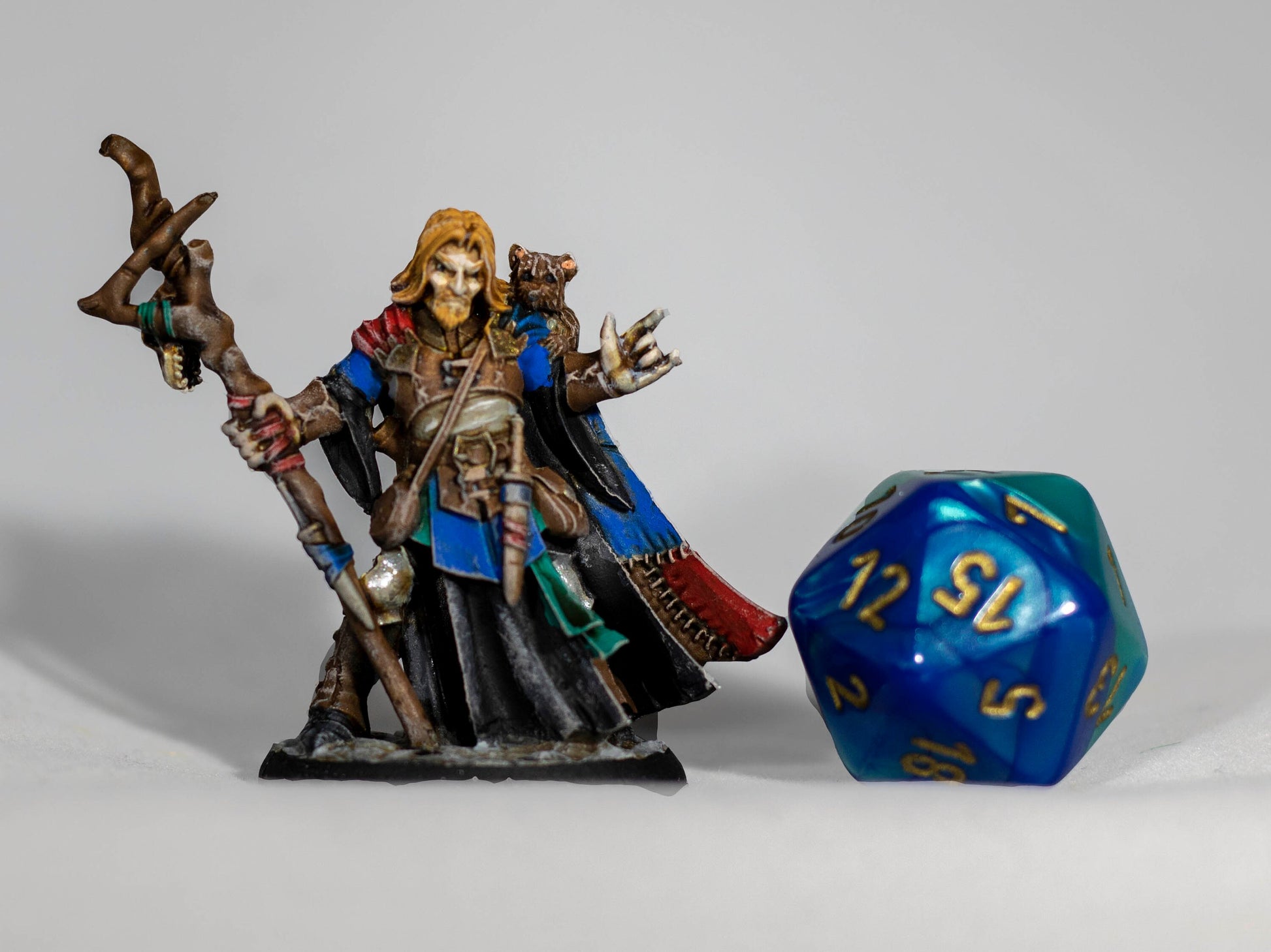 Aurelio Endrino, Bonehenge Warlock - Dungeons & Dragons Painted Miniature