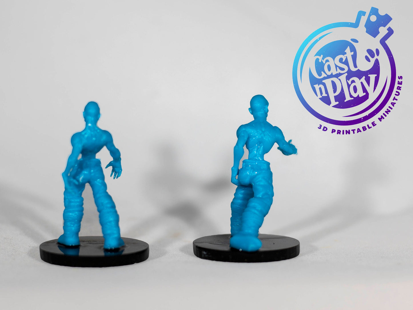Zombies - Cast n Play Printed Miniatures | Dungeons & Dragons | Pathfinder | Tabletop Gaming