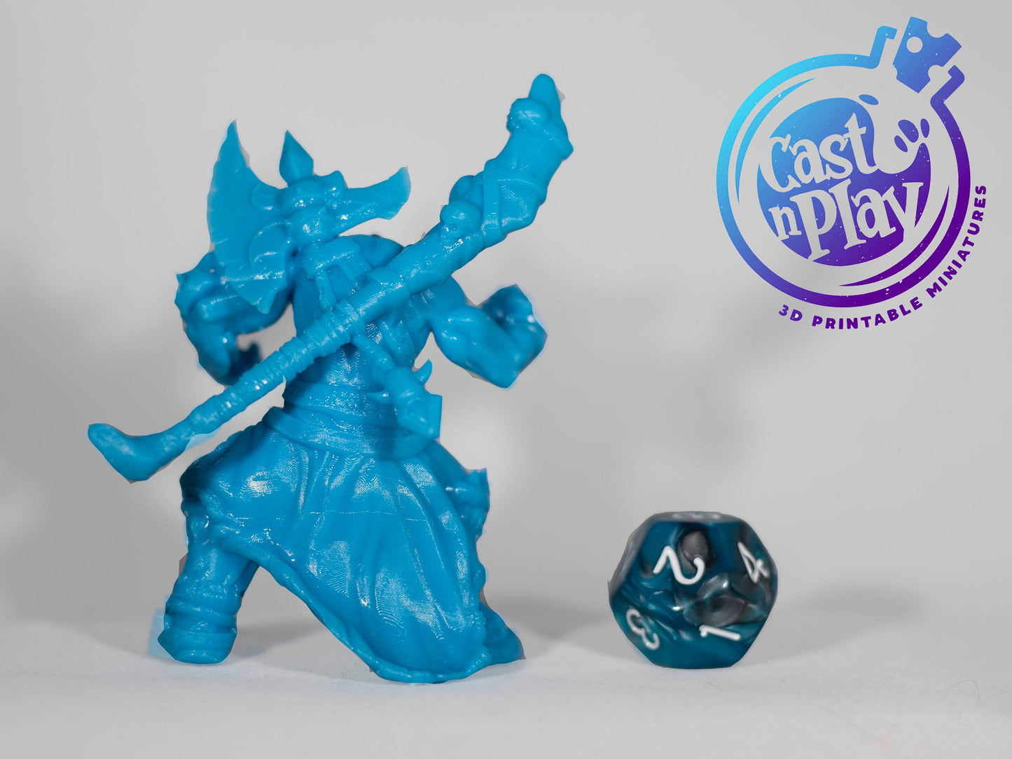 Hill Giant - Cast n Play Printed Miniature | Dungeons & Dragons | Pathfinder | Tabletop