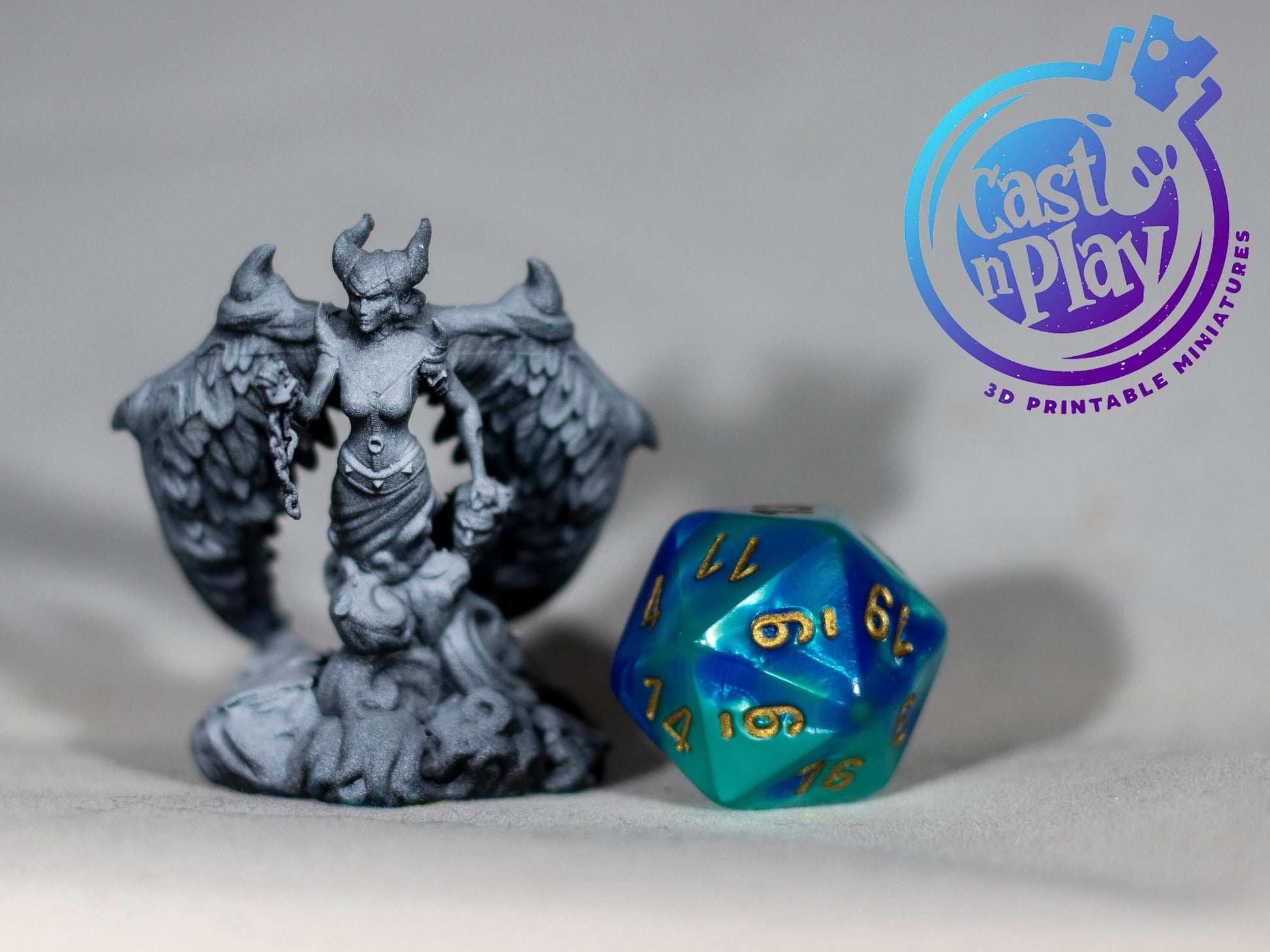 Evil Mistress - Cast n Play Printed Miniature | Dungeons & Dragons | Pathfinder | Tabletop