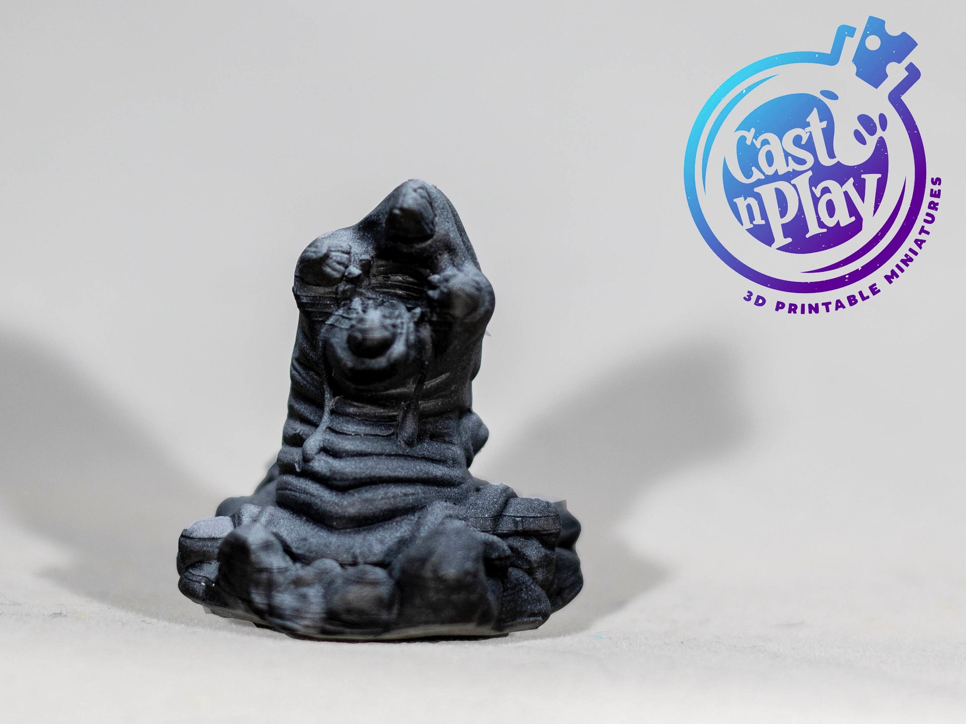 Poisonteeth Worm - Cast n Play Printed Miniature | Dungeons & Dragons | Pathfinder | Tabletop