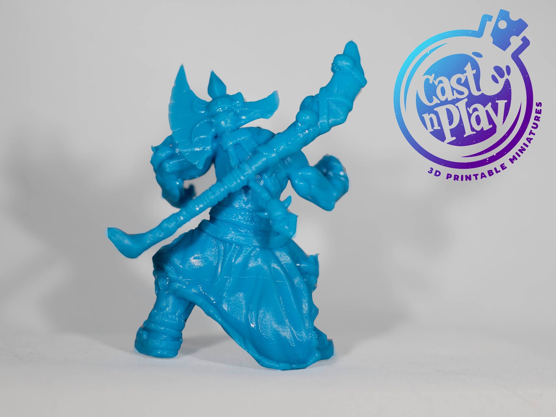 Hill Giant - Cast n Play Printed Miniature | Dungeons & Dragons | Pathfinder | Tabletop