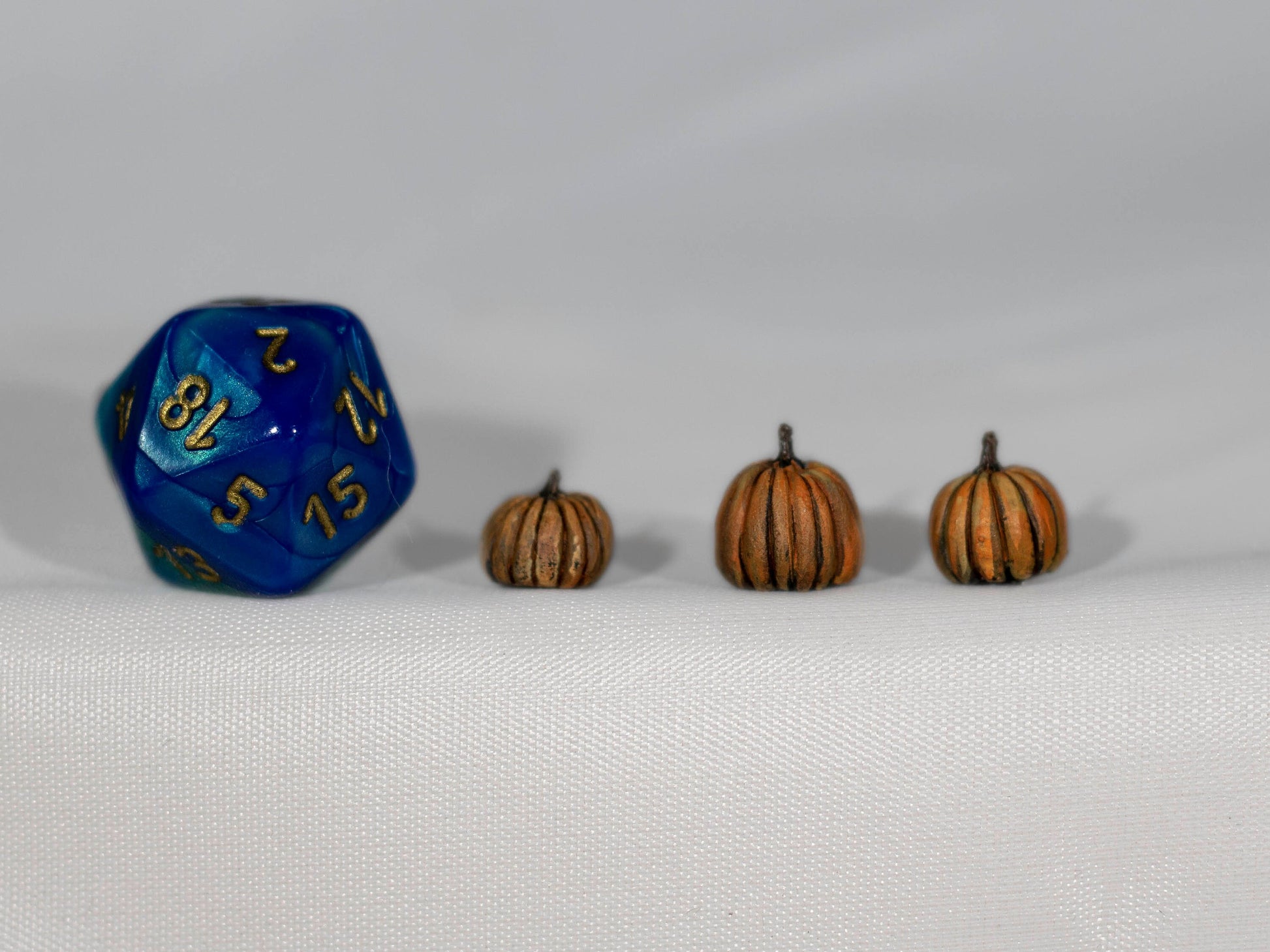 Pumpkins - Dungeons & Dragons Painted Terrain Miniature | Pathfinder | Tabletop