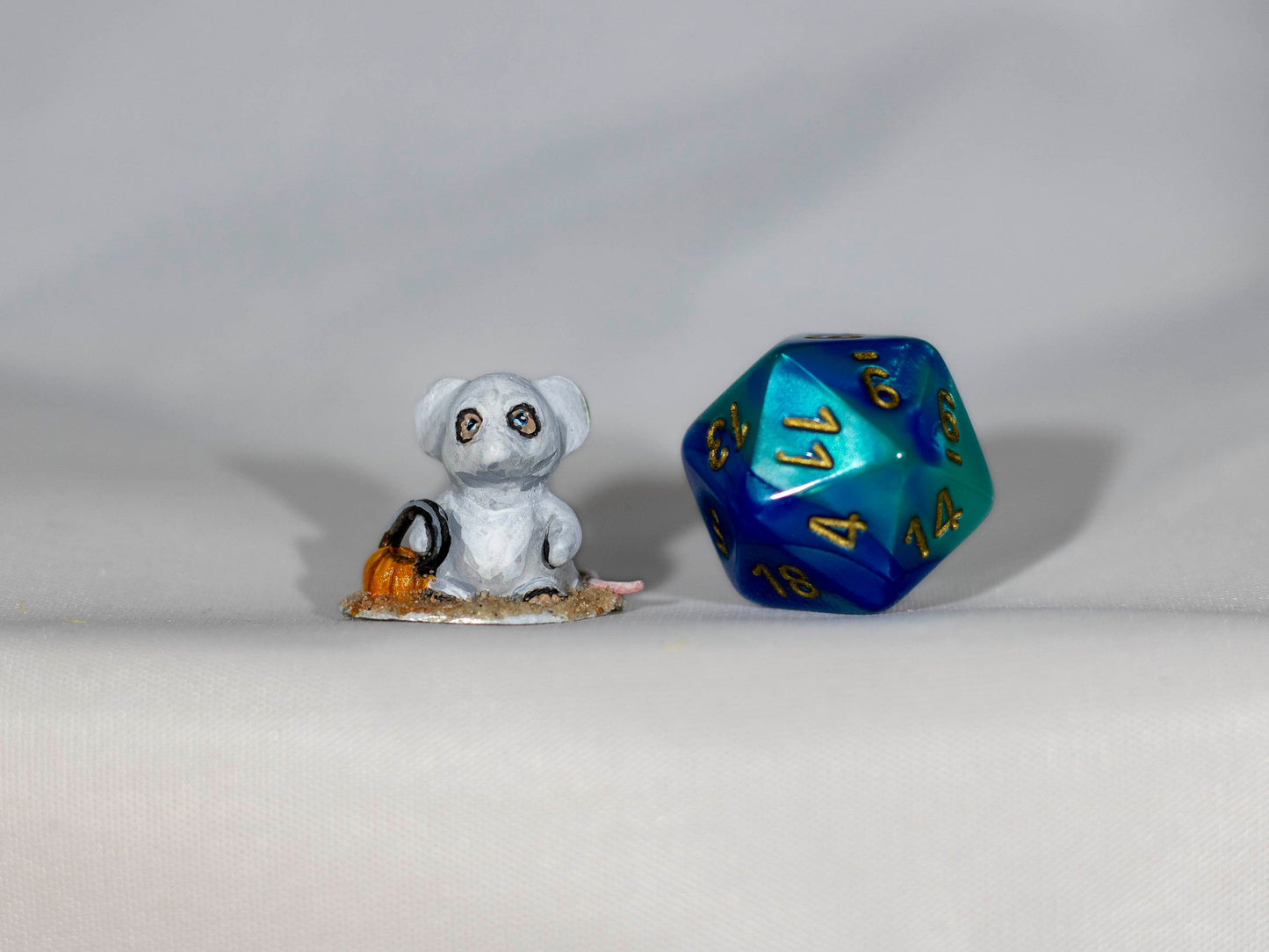 Mousling in Ghost Costume - Dungeons & Dragons | Pathfinder |Tabletop Painted Miniature