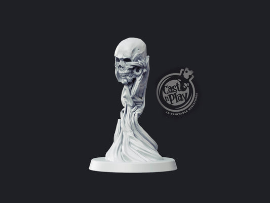 Flameskull - Cast n Play Printed Miniature | Dungeons & Dragons | Pathfinder | Tabletop