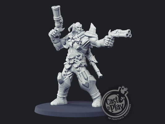 Grull Hellbourne - Cast n Play Printed Miniature | Dungeons & Dragons | Pathfinder | Tabletop