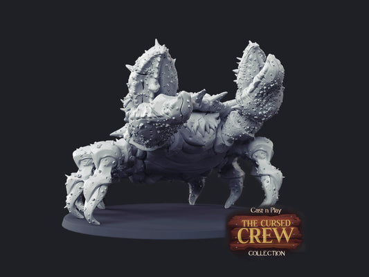 Undead Crab Beast - Cast n Play Printed Miniature | Dungeons & Dragons | Pathfinder | Tabletop