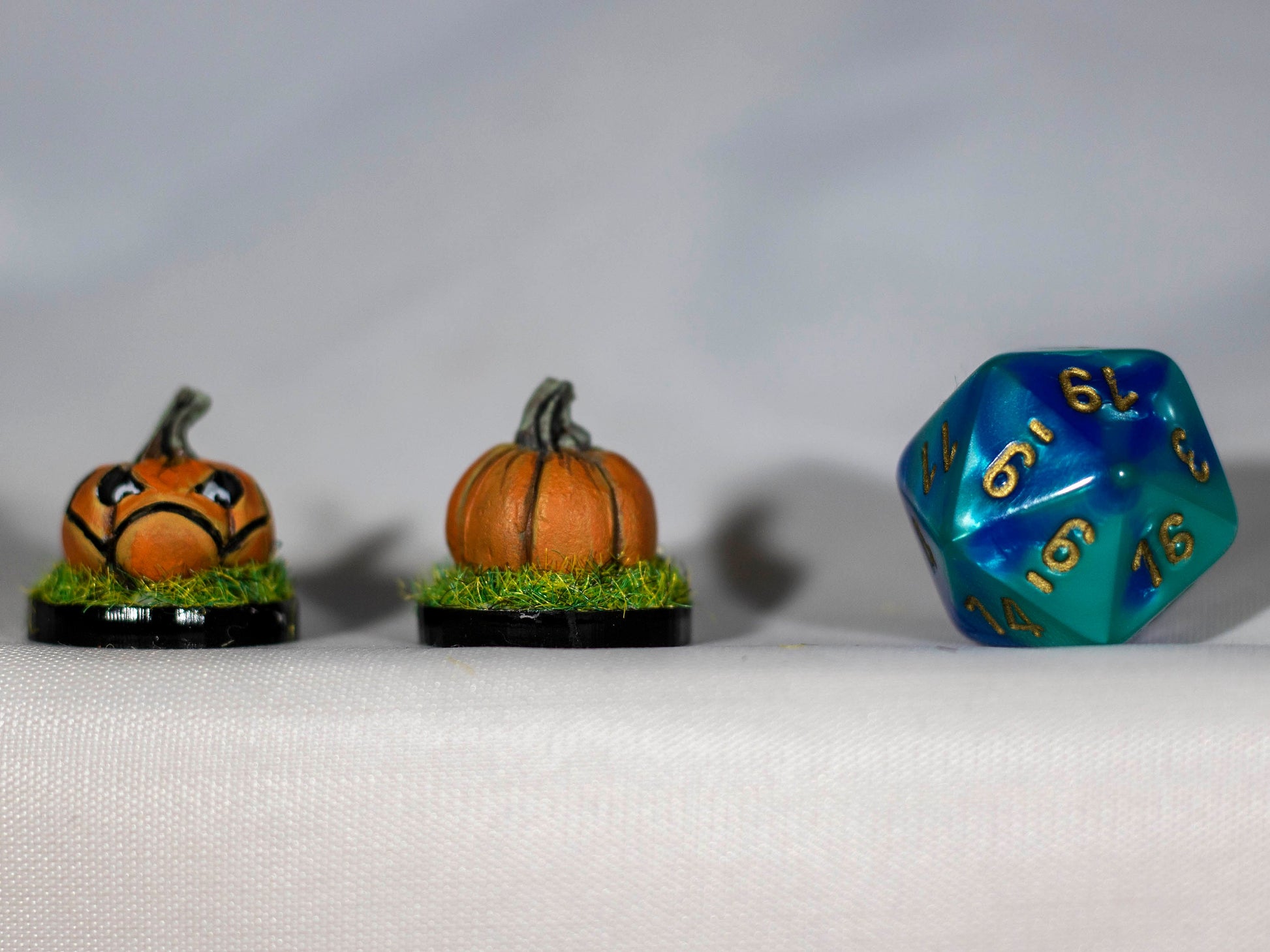 Jack O'Lanterns - Dungeons & Dragons Painted Terrain Miniature | Pathfinder | Tabletop