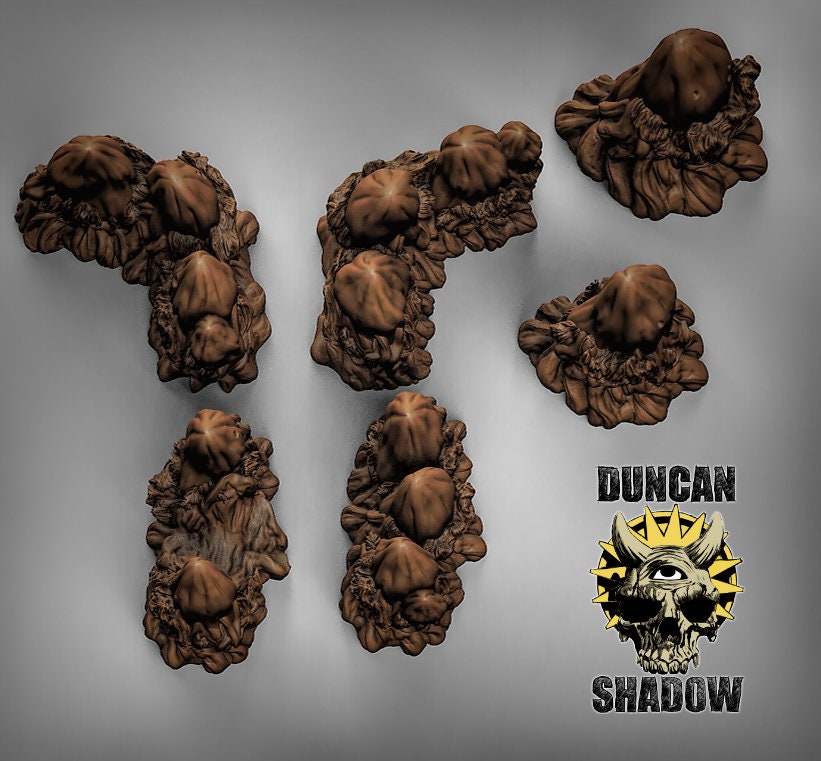 Plant Terrain Set - Duncan Shadow Printed Terrain | Dungeons & Dragons | Pathfinder | Tabletop