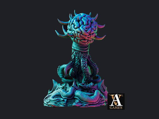 Elder Brain - Archvillain Games Resin Printed Miniature | Dungeons & Dragons | Pathfinder | Tabletop