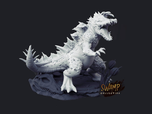 Crocodiles - Cast n Play Printed Miniature | Dungeons & Dragons | Pathfinder | Tabletop