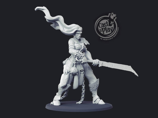 Fire Giant - Cast n Play Printed Miniature | Dungeons & Dragons | Pathfinder | Tabletop