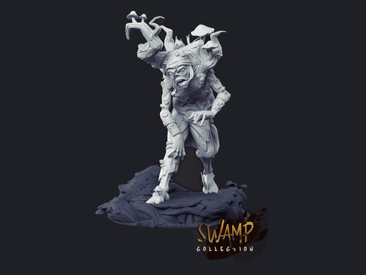 Swamp Zombies - Cast n Play Printed Miniature | Dungeons & Dragons | Pathfinder | Tabletop