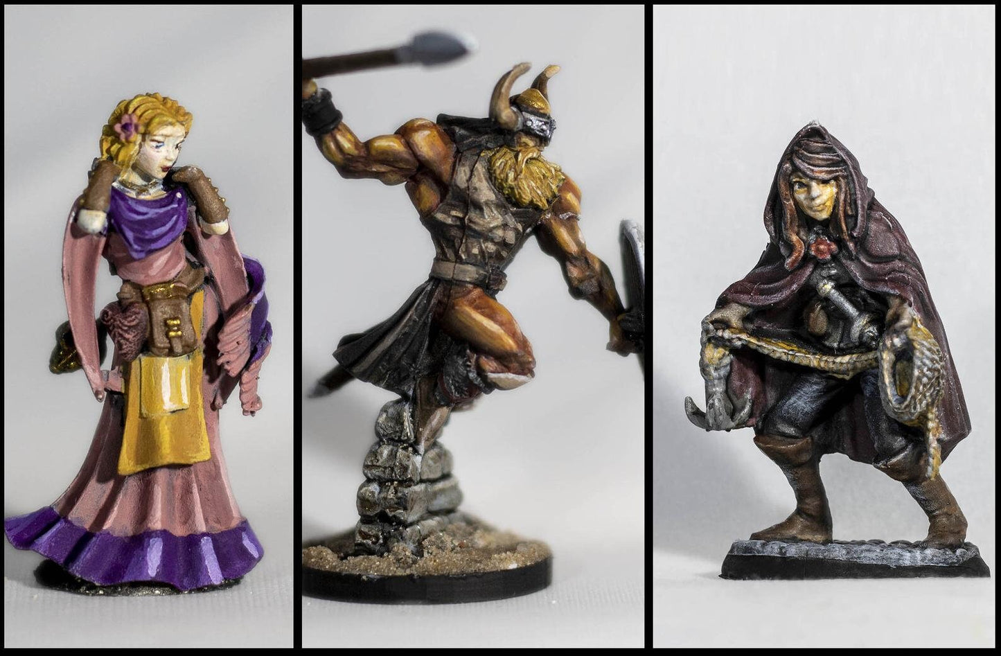 Starter Set of Miniatures - For Table Top Gaming | Dungeons & Dragons | Pathfinder