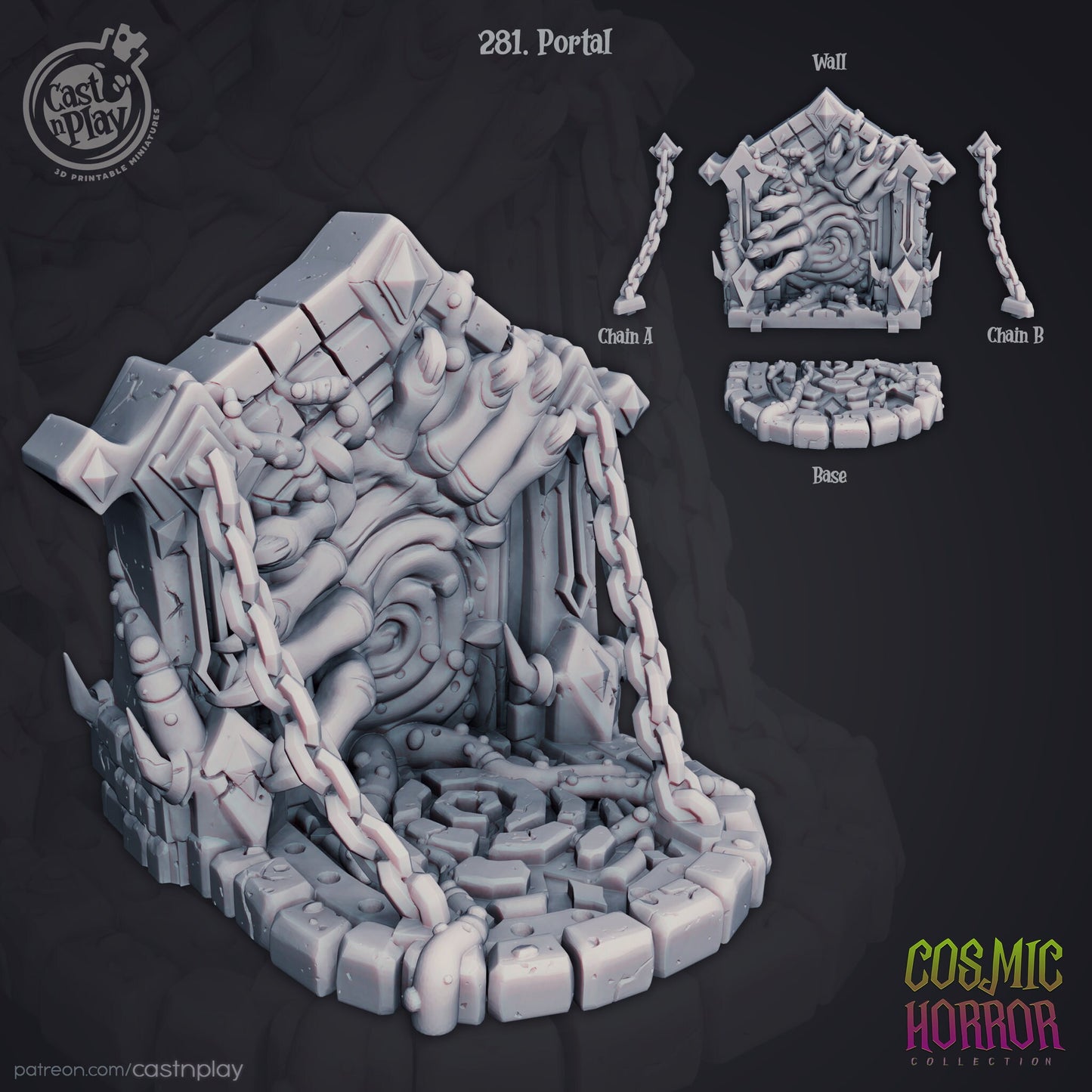 Portal - Cast n Play Printed Terrain | Dungeons & Dragons | Pathfinder | Tabletop