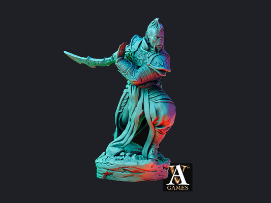 Gith Swordmaster - Archvillain Games Printed Miniature | Dungeons & Dragons | Pathfinder | Tabletop