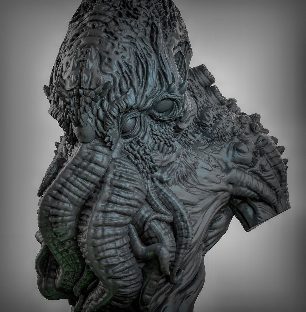 Cthulhu Bust - Duncan Shadow Printed Miniature | Dungeons & Dragons | Pathfinder | Tabletop