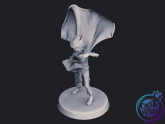 Kid Wizard - Cast n Play Printed Miniature | Dungeons & Dragons | Pathfinder | Tabletop