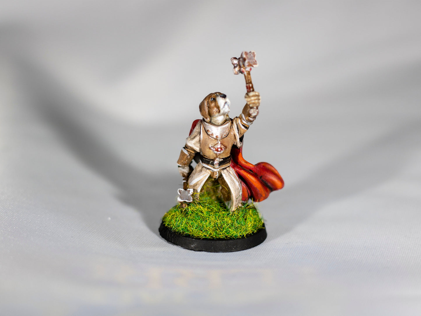 Beagle Cleric - Dogfolk - Canis - Duncan Shadow Printed Miniature | Dungeons & Dragons | Pathfinder | Tabletop