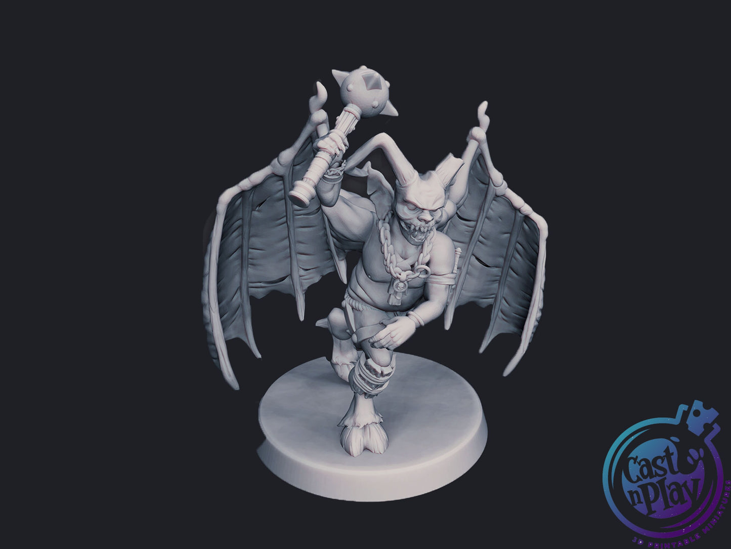 Flying Minion - Cast n Play Printed Miniature | Dungeons & Dragons | Pathfinder | Tabletop