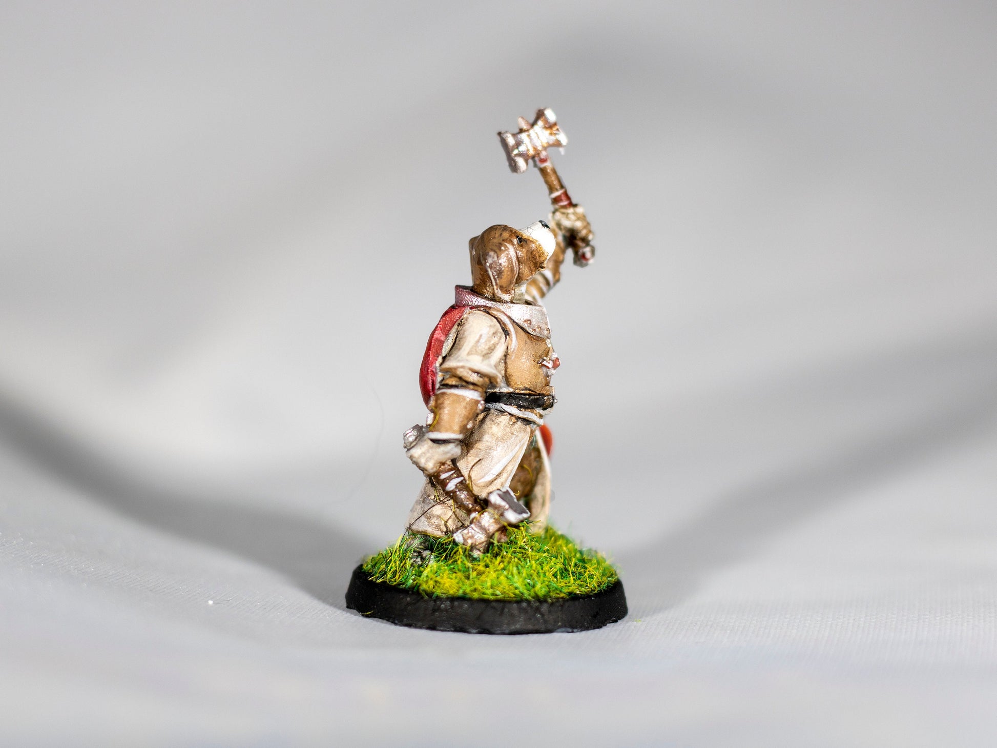 Beagle Cleric - Dogfolk - Canis - Duncan Shadow Printed Miniature | Dungeons & Dragons | Pathfinder | Tabletop