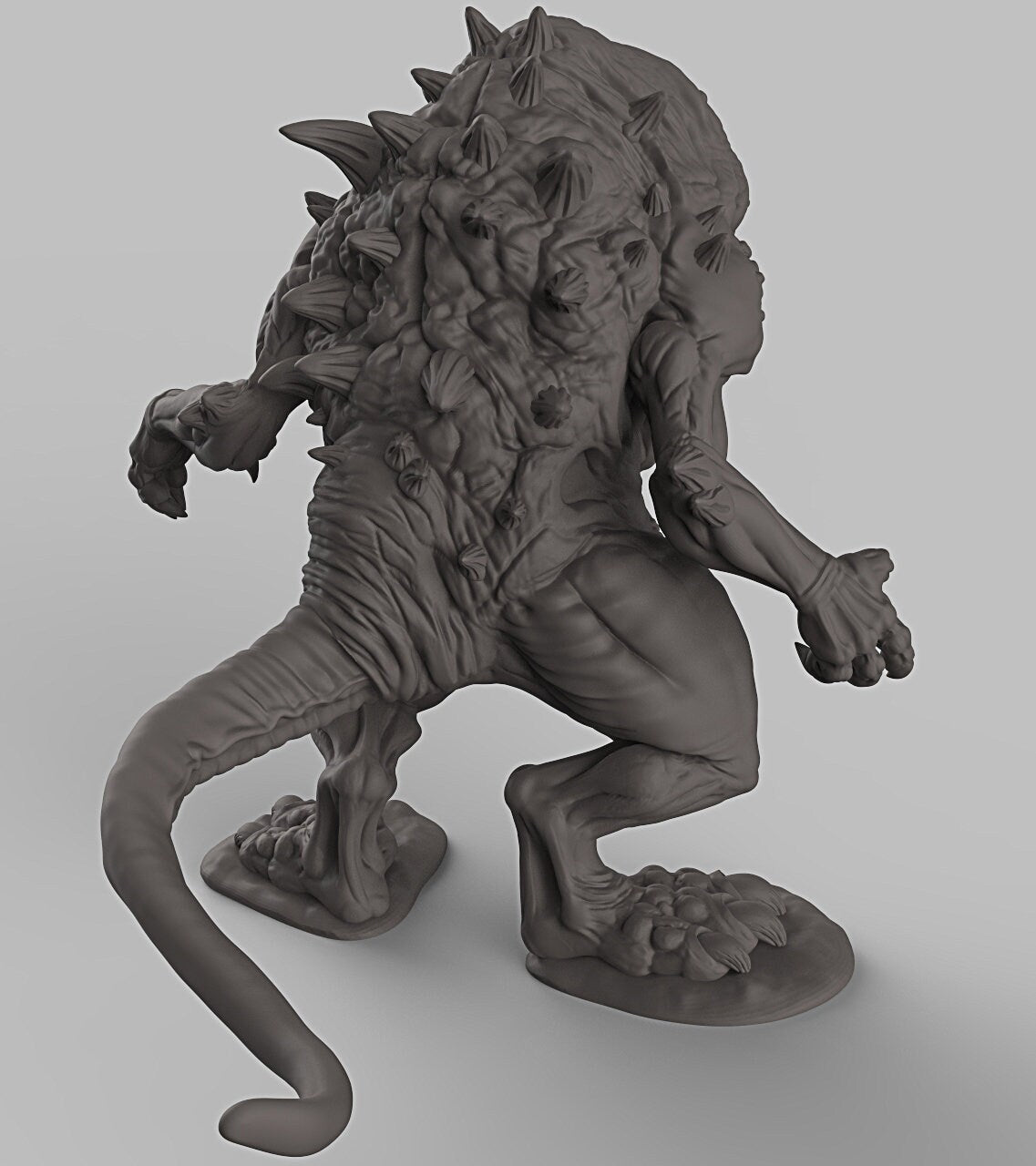 Brain Mole - Duncan Shadow Printed Miniature | Dungeons & Dragons | Pathfinder | Tabletop