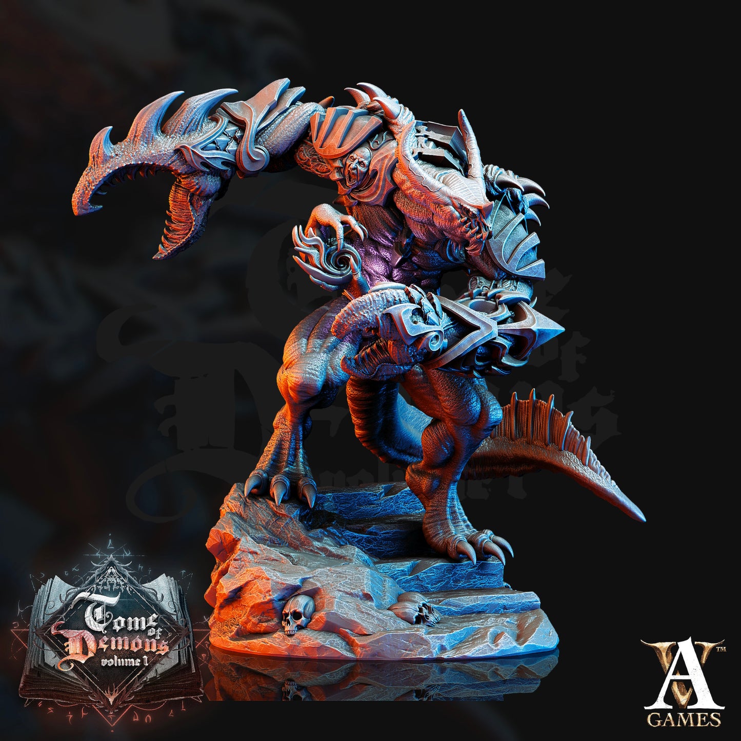 Kabeiroth, Crab Demon - Archvillain Games Printed Miniature | Dungeons & Dragons | Pathfinder | Tabletop