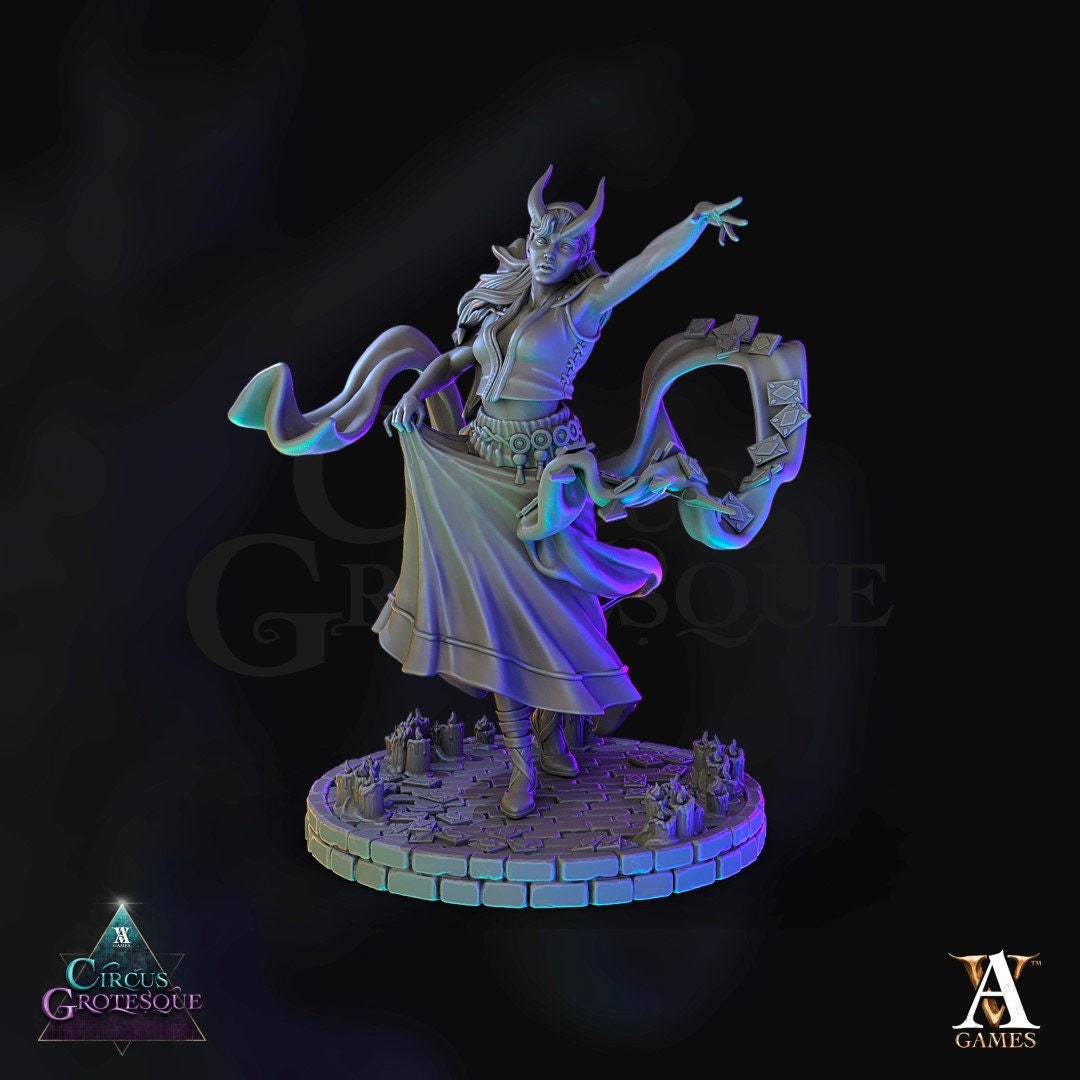 Chaval Tieflings - Archvillain Games Printed Miniatures | Dungeons & Dragons | Pathfinder | Tabletop