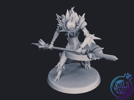 Ice Devil - Cast n Play Printed Miniature | Dungeons & Dragons | Pathfinder | Tabletop