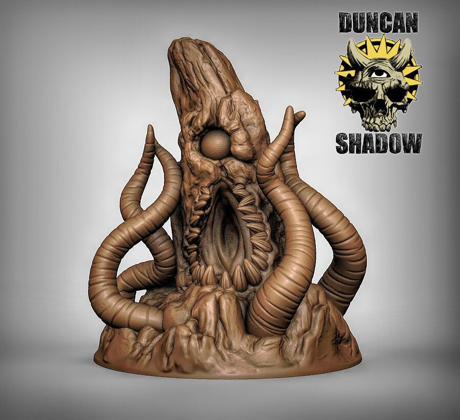 Roper - Duncan Shadow Printed Miniature | Dungeons & Dragons | Pathfinder | Tabletop