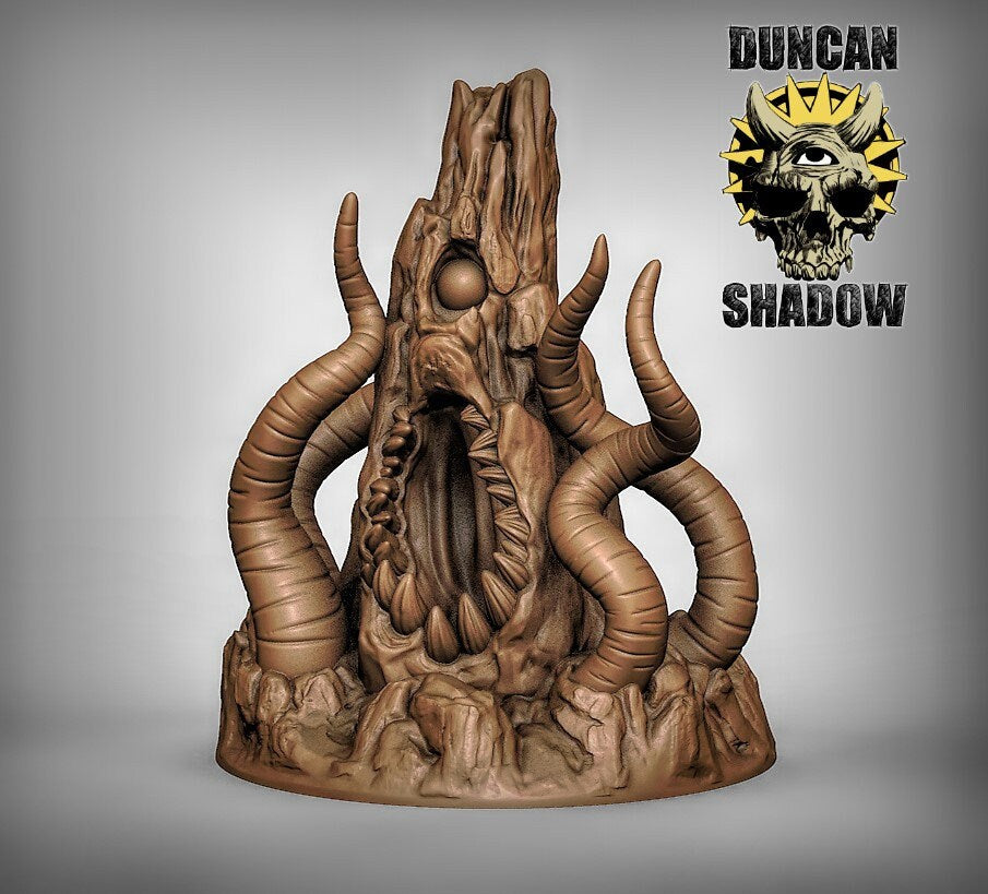 Roper - Duncan Shadow Printed Miniature | Dungeons & Dragons | Pathfinder | Tabletop