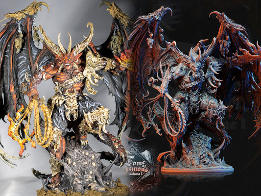 Armaros, Chaos Incarnate - Archvillain Games Printed Miniature | Dungeons & Dragons | Pathfinder | Tabletop