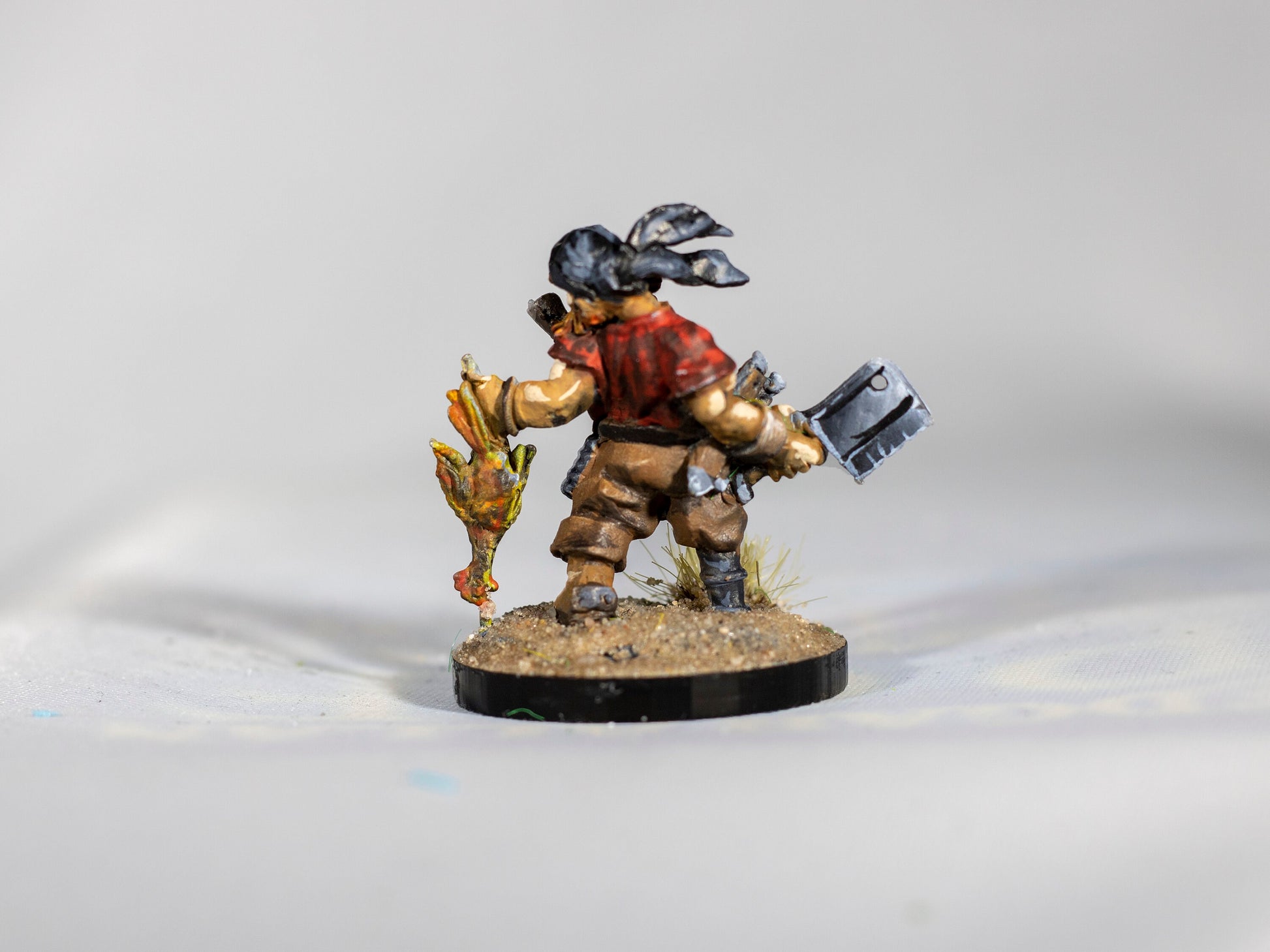 Gruff Grimecleaver, Dwarf Pirate Cook - Dungeons & Dragons Painted Miniature | Pathfinder | Tabletop