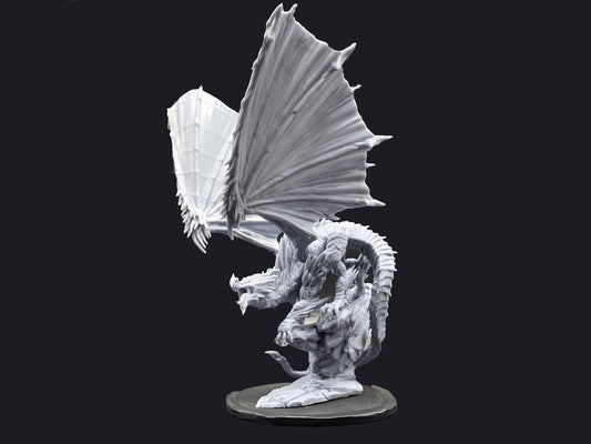 Crystal Dragon - Mini Monster Mayhem Printed Miniature | Dungeons & Dragons | Pathfinder | Tabletop