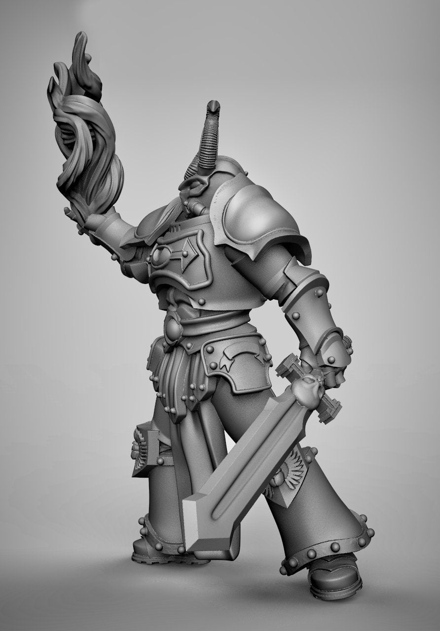 Sorcerer - Duncan Shadow Printed Miniature | Dungeons & Dragons | Pathfinder | Tabletop