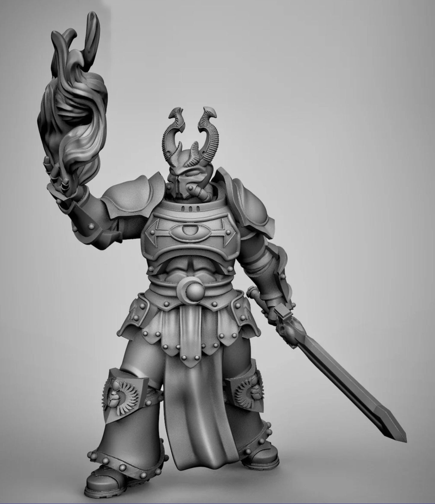 Sorcerer - Duncan Shadow Printed Miniature | Dungeons & Dragons | Pathfinder | Tabletop