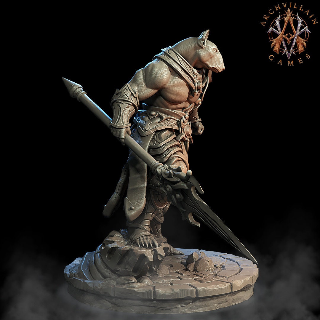 Celestial Hounds - Archvillain Games Printed Miniature | Dungeons & Dragons | Pathfinder | Tabletop