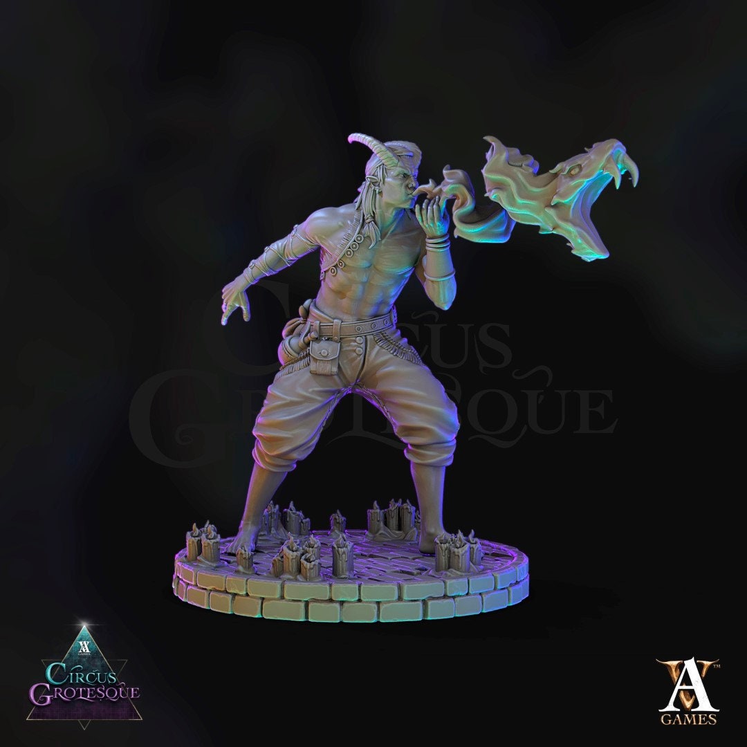 Chaval Tieflings - Archvillain Games Printed Miniatures | Dungeons & Dragons | Pathfinder | Tabletop