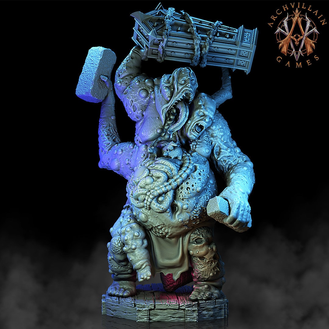 Stitched Abomination - Archvillain Games Printed Miniatures | Dungeons & Dragons | Pathfinder | Tabletop