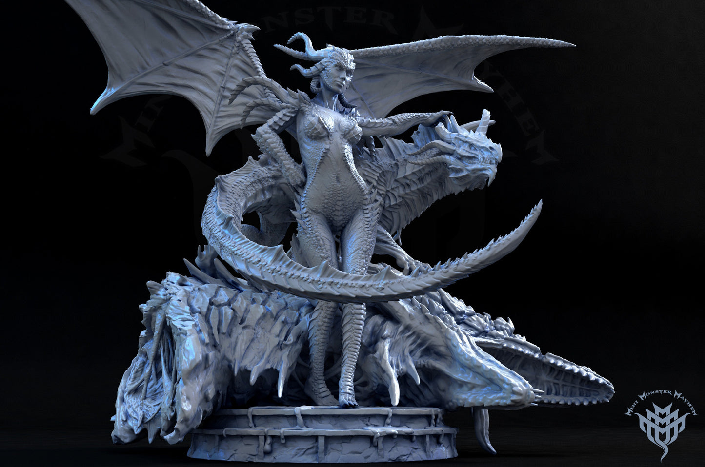 Queen of Chaos - Mini Monster Mayhem Printed Miniature | Dungeons & Dragons | Pathfinder | Tabletop