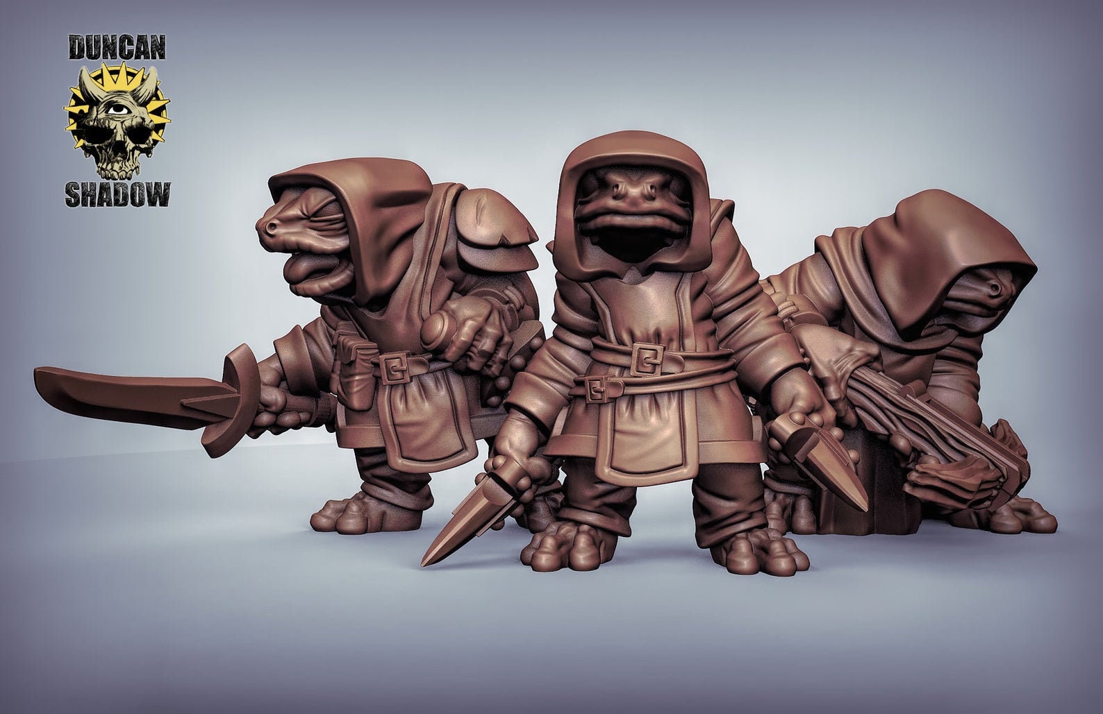 Boggard Bundle - Duncan Shadow Printed Miniature | Dungeons & Dragons | Pathfinder | Tabletop